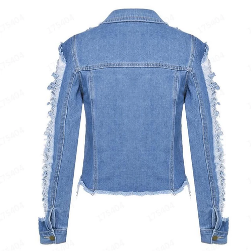 DIVA Ripped Denim Jacket