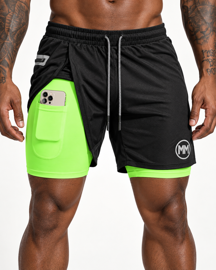 LOCKED IN 7" 2-IN-1 PERFORMANCE SHORTS