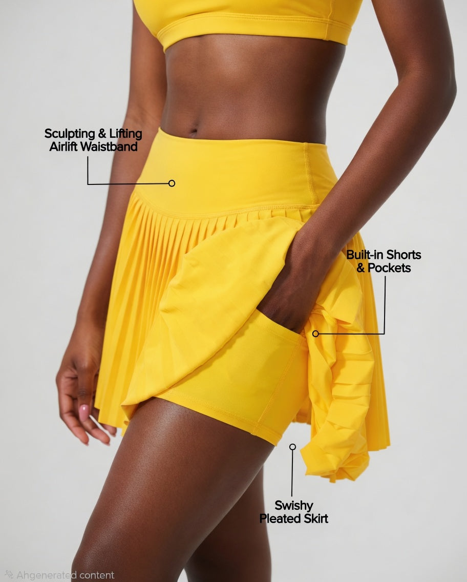 PLEATED TENNIS SKIRT