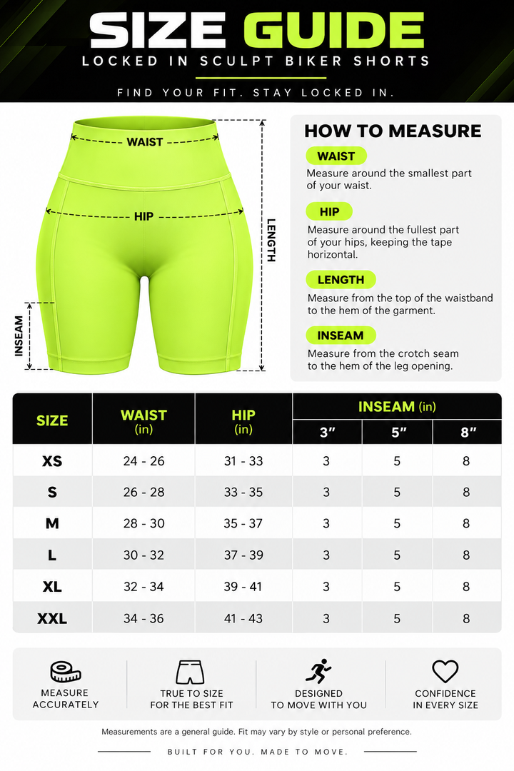 LOCKED IN Sculpt Biker Shorts