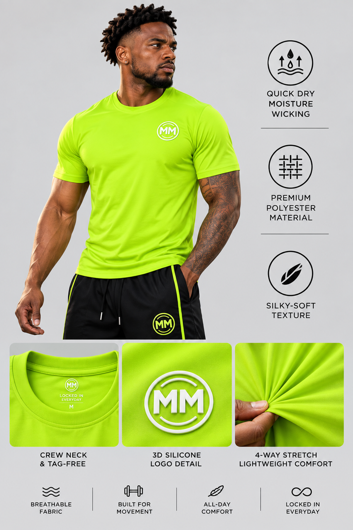 LOCKED IN PERFORMANCE TEE