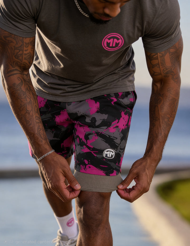 CAMO CHAOS SHORTS